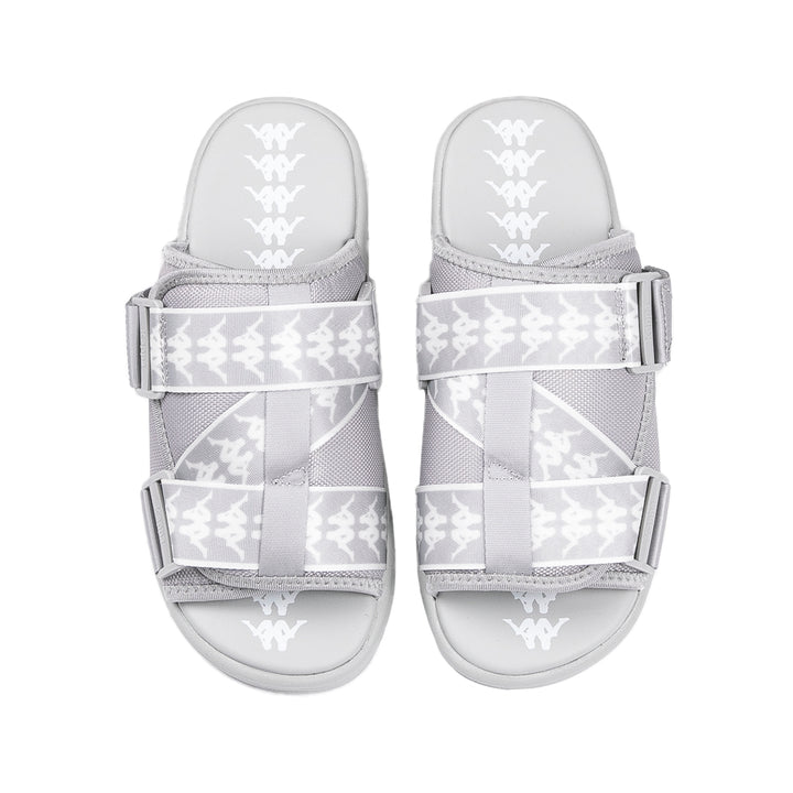 222 Banda Mitel 1 Sandals - Grey White